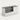 Salon Reception Desk 39-79 in Wide with Keyboard Tray, File Drawers & Side Storage - 39" L x 24" W x 35" H / Gray + White / Right