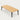 Curved Conference Table 63-189 in Wide (5.2-15.8 ft) for Meeting Room - 63" L x 31" W x 30" H / Black Desk Legs / Light Walnut