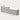 Curved Reception Desk with Keyboard Tray, File Drawers & LED Lighting for Hotel Lobby - 55" L x 24" W x 39" H / Gray Marble Pattern + White / Inside View - Right Side Higher