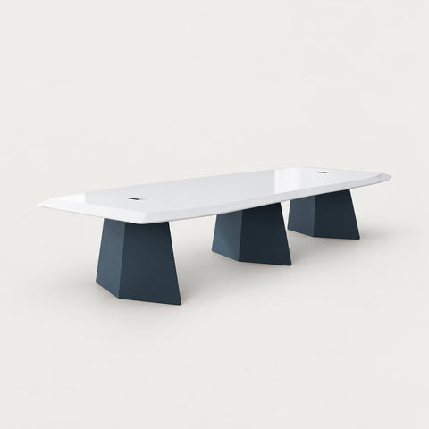 Customizable Luxury Durable Large Meeting Table - 87" L x 43" W x 30" H