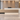 Salon Reception Desk 47-142 in Wide with Lockable, File Drawers & Transaction Counter — front view in a commercial office