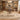 Walnut writing desk with two cream cylindrical drawers and tulip supports in a furnished private study office, front view
