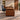 Modern Executive Desk 28-142 in Wide with Walnut for Home Office - AI-generated setting, side view