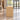 Modern Reception Desk 39-157 in Wide with Solid Wood for Office Lobby - AI-generated setting, side view