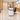 Curved Reception Desk 71-197 in Wide for Salon — side view in a commercial office