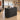 Curved Reception Desk 28-79 in Wide with Lockable, Solid Wood & File Drawers for Salon, office scene left front view, camera angle 45 degrees