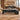Modern Executive Desk with Cable Management, Side Storage & Privacy Panel  — front view in a commercial office