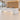 Curved Reception Desk 71-134 in Wide with Keyboard Tray, Lockable & File Drawers for Salon — 45 degree view in a commercial office
