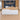 Salon Reception Desk 39-157 in Wide with Keyboard Tray, Lockable & File Drawers for Salon, office scene front view, camera angle 0 degrees