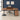 Round Office Desk with Built-In Outlets, Lockable & Solid Wood for Home Office in office environment, front camera view