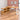 Modern Office Desk with Side Storage & Glass Top for Home Office in office environment, oblique45 camera view