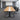 Lurpes oak conference table with five black support frames and four cable lids in a gray boardroom, standing camera view
