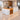 White and wood reception counter in the same office, 45-degree view