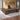 Walnut and charcoal executive desk in office - 45 degree view