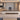 Modern Executive Desk 94-142 in Wide with Side Storage for Home Office - AI-generated setting, front view