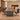 Rectangular Conference Table 94 in Wide (7.8 ft) with Built-In Outlets & Cable Management - furnished office side view