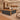 L-Shaped Executive Desk with Cable Management & Side Storage - furnished office 45-degree view