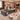 Modern Executive Desk with Cable Management & Side Storage for Home Office - furnished office 45-degree view