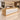 Rectangular Reception Desk with Dual-Tone, Keyboard Tray & File Drawers for Hotel Lobby - furnished office 45-degree view