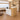 Oval Reception Desk 39-55 in Wide with Lockable & File Drawers for Salon - furnished office 45-degree view