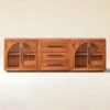Alvar Arched 94.5″ Oak Modular Media Console(Set of 3)