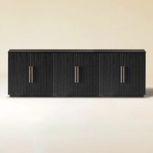 Holt 95″ Solid Oak Console(Set of 3)