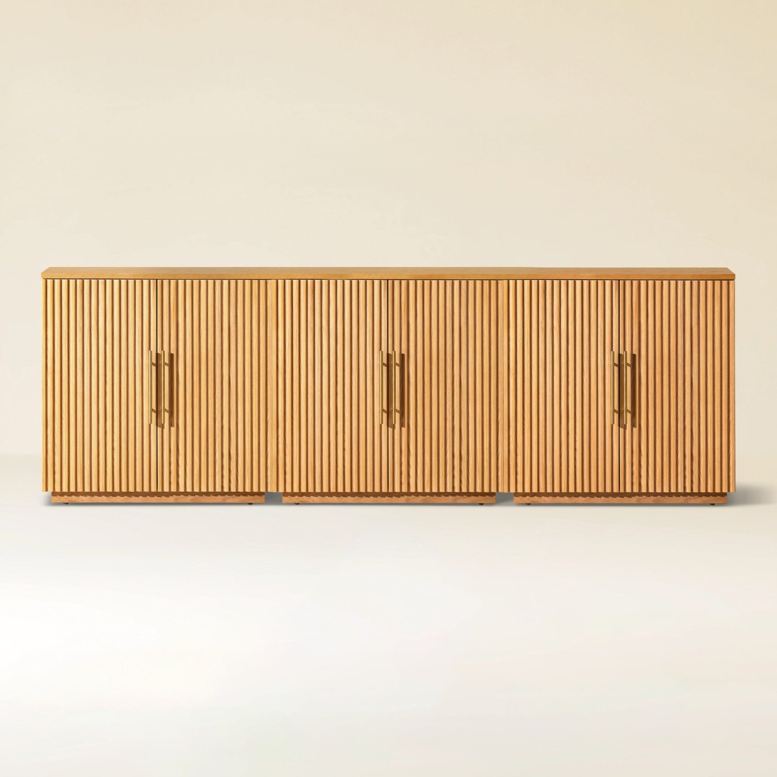 Holt 95″ Solid Oak Console(Set of 3)