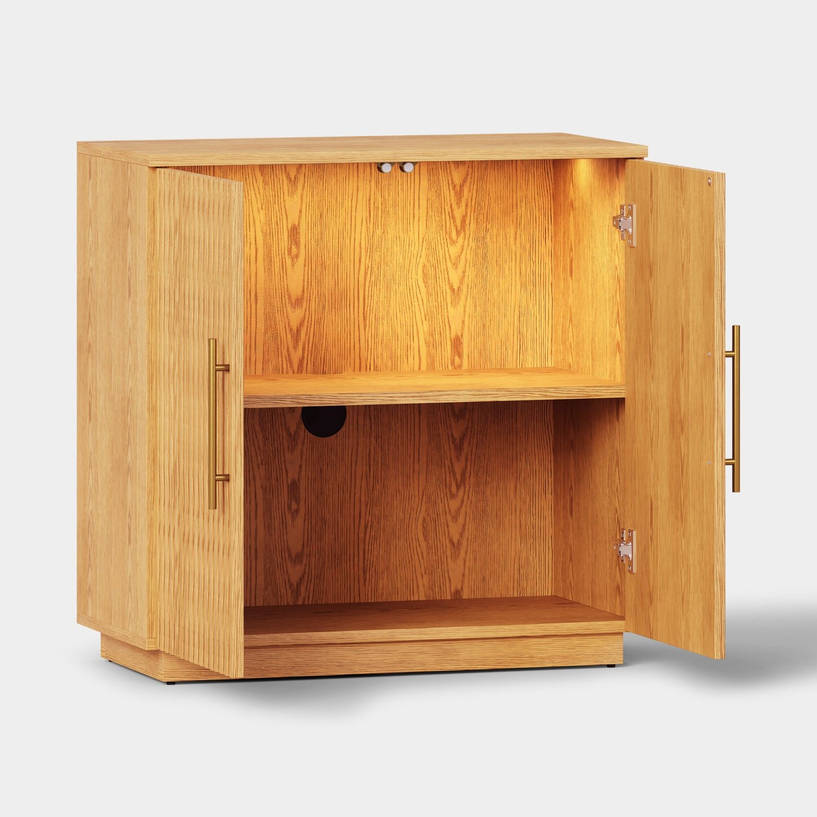 Holt 95″ Solid Oak Console(Set of 3)