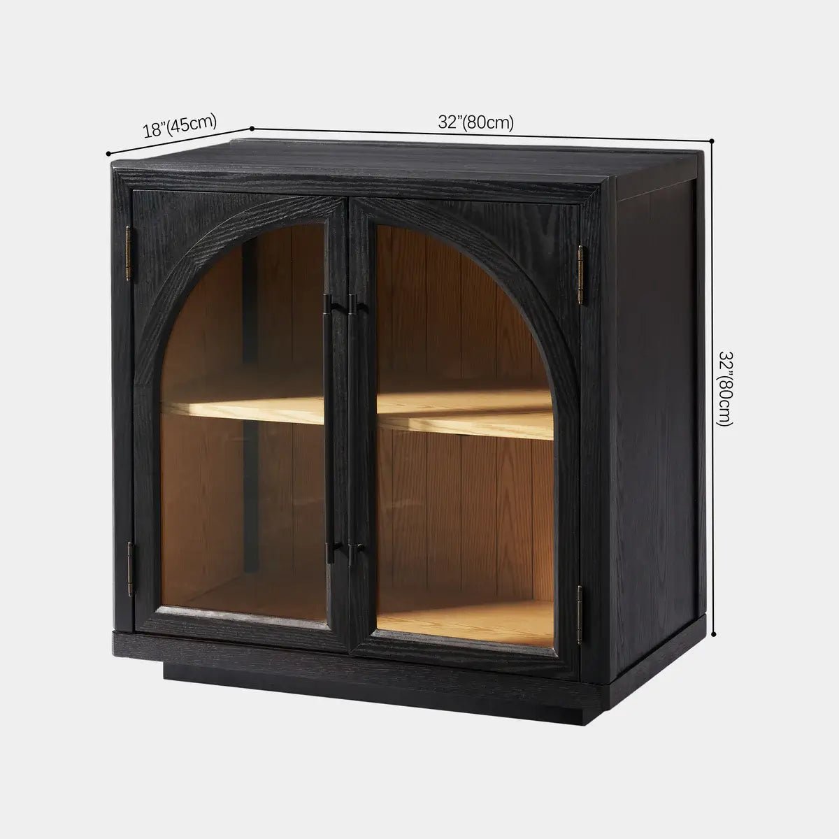 Alvar Arched 94.5″ Oak Modular Media Console(Set of 3)