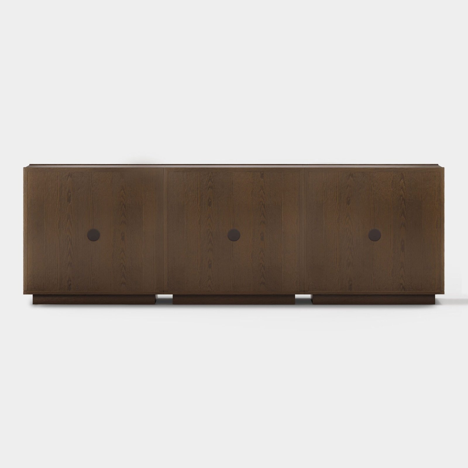 Alvar Arched 94.5″ Oak Modular Media Console(Set of 3)