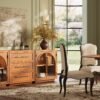Alvar Arched 94.5″ Oak Modular Media Console(Set of 3)